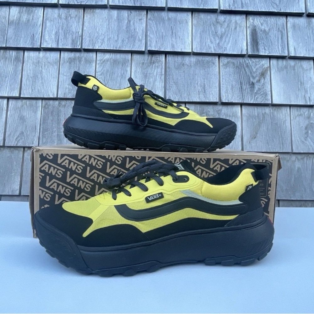 Vans MTE Cross Path Black/Yellow Sneakers Hiking Shoes Men's New